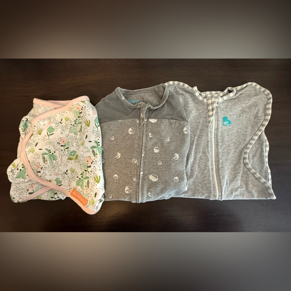Newborn Swaddle Bundle (3) – Love to Dream, Happiest Baby, SwaddleMe - Picture 2 of 11